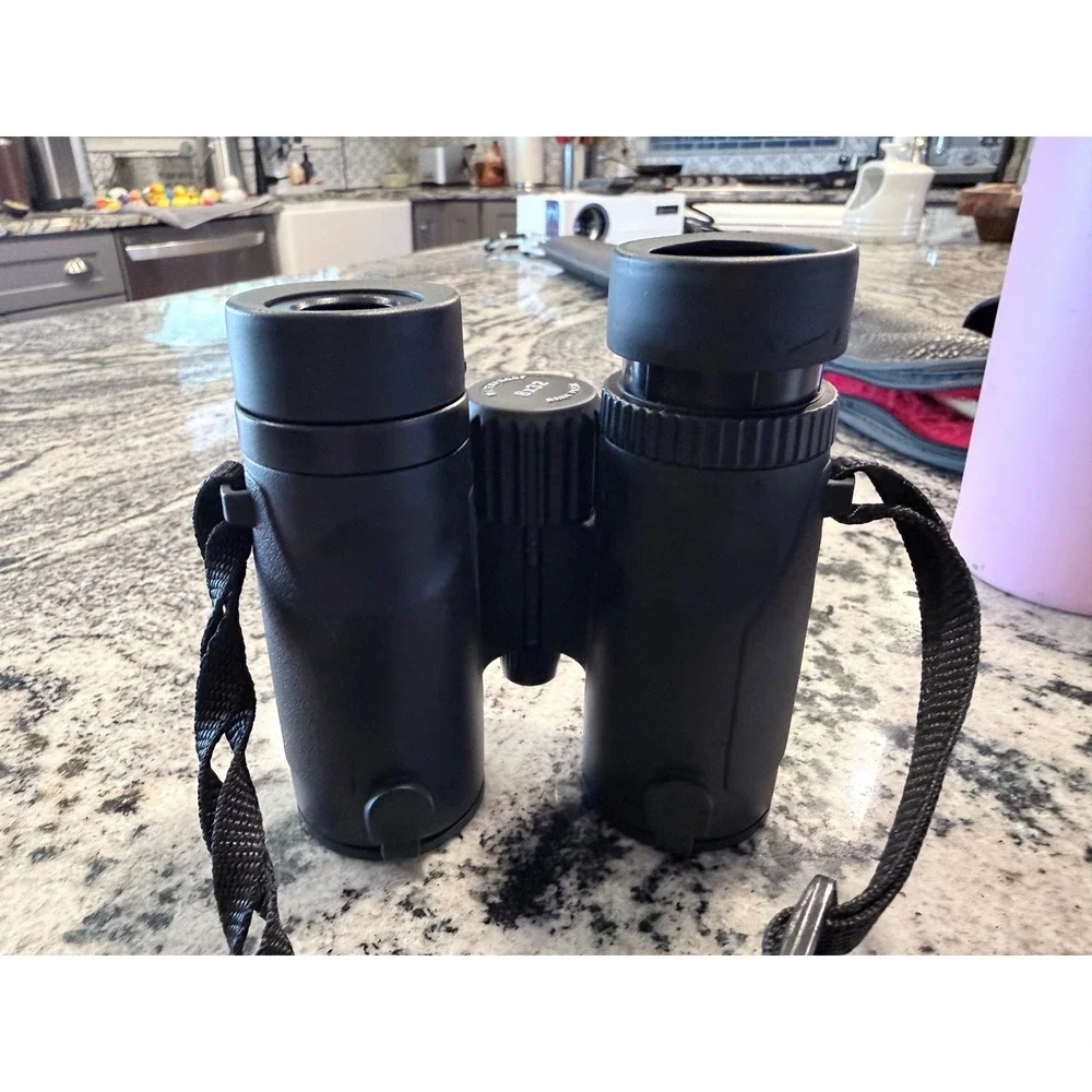 Wingspan Optics 8x32 Waterproof Binoculars BaK4 Prism Black with Case